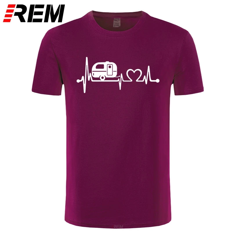 REM новые летние хлопковые мужские футболки короткий рукав на колесах для