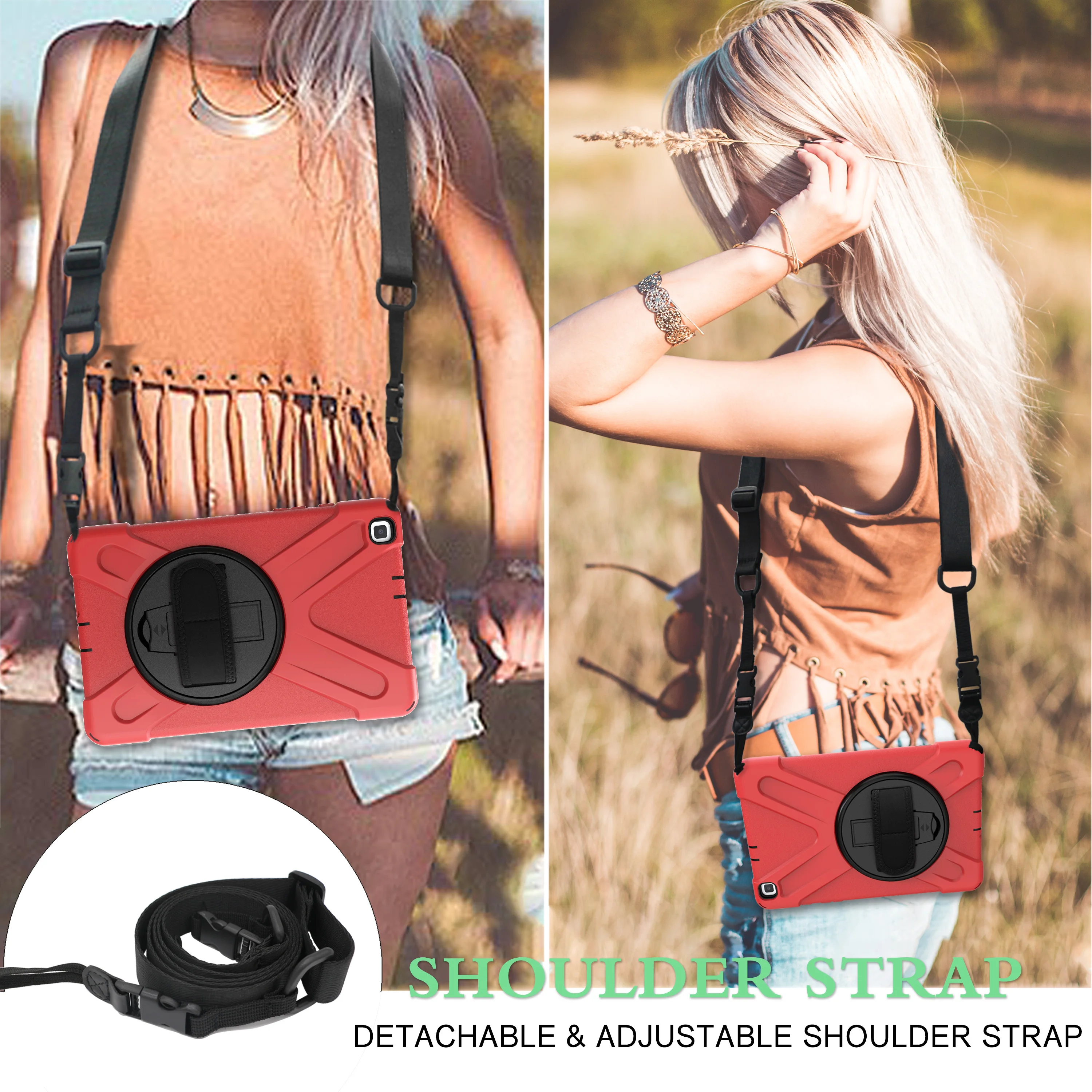 

Case For Samsung Galaxy Tab A 8.0 SM-T290 T295 Shockproof Stand Cover Hand Strap Kids Safe Case For Galaxy Tab A 8 T290 T295