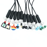 10set 4 ways misting sprinkler hanging assembly garden irrigation fittings microspay micro irrigation fittings