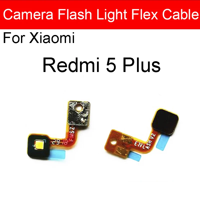 Гибкий кабель для вспышки камеры Xiaomi Redmi 5 5A Plus запасные части ремонта гибкой