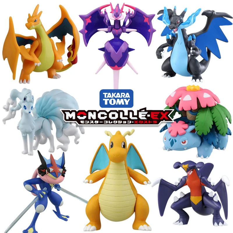 Tomy tomica moncolle ex Покемон Фигурки игрушки литье под давлением Смола Карманный Монстр