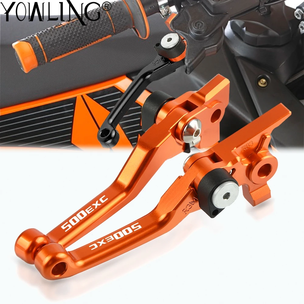 

For 500EXC 500EXC-F 500XC-W EXC 2012 2013 2014 2015 2016 Motorcycle CNC Aluminum Dirt Bike Handle Folding Brake Clutch Lever