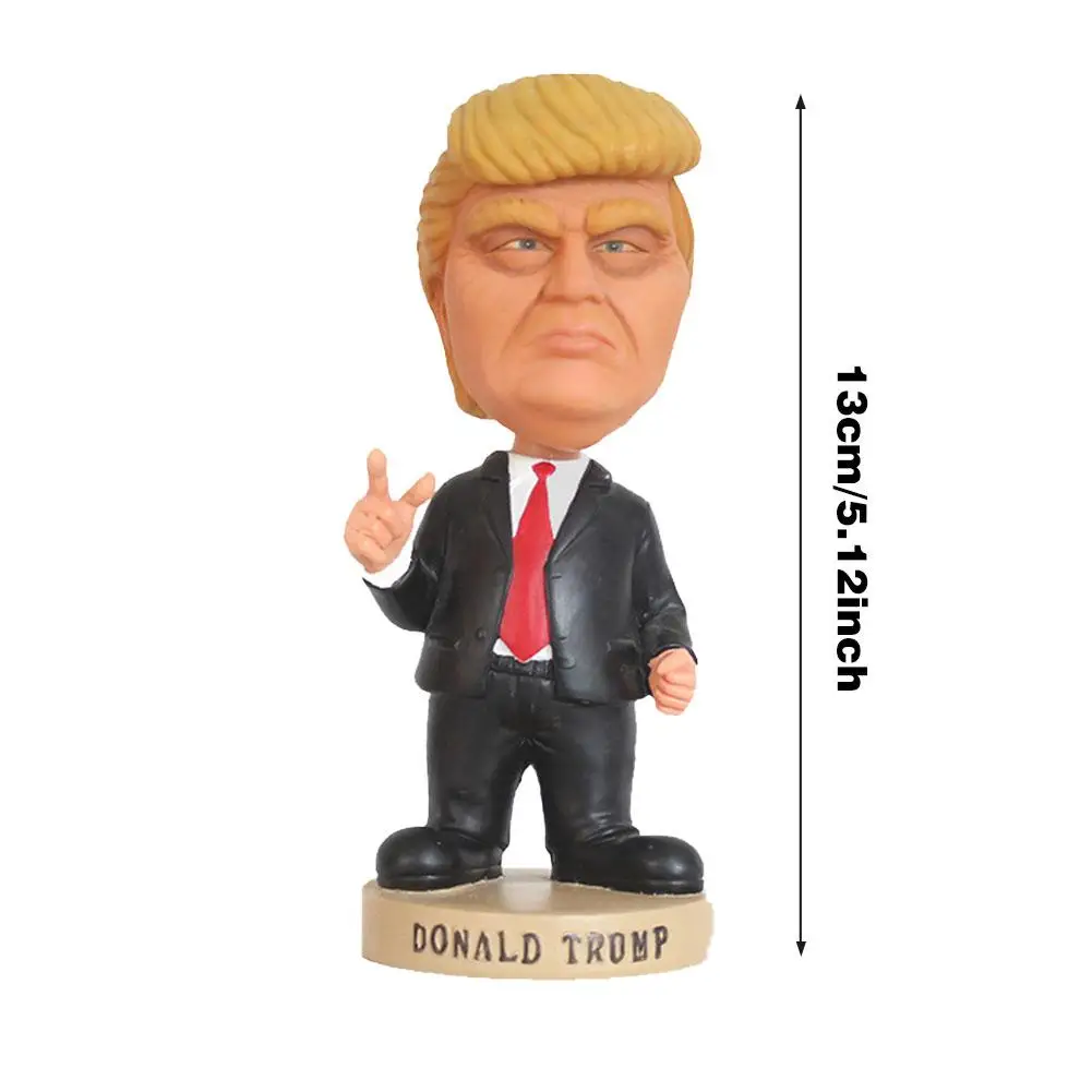 

Donald Trump Suit Bobblehead For Car Toys Nodding Shaking Head Dolls Car Ornaments Home Car Decoration Interior