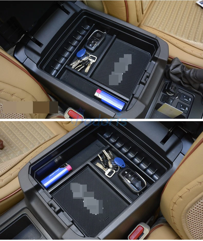 Автомобильный органайзер для Toyota Land Cruiser 150 Prado LC150 FJ150 подлокотник ящик хранения