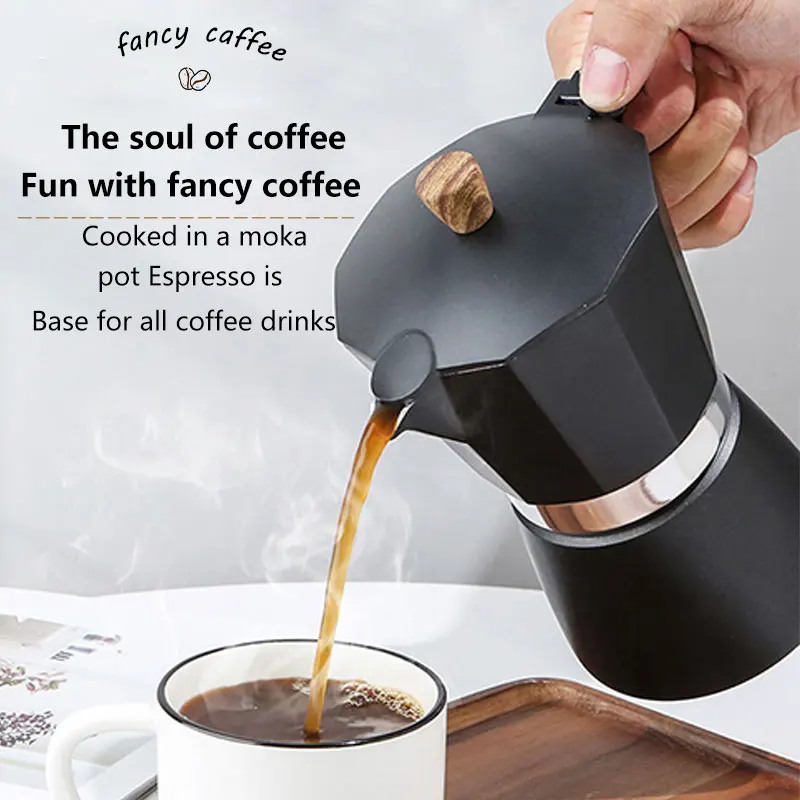 

New aluminum mocha espresso filter Italian espresso brewer coffee stove kitchen tool