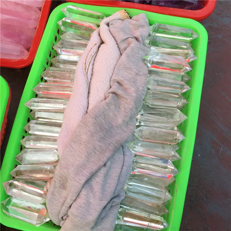 AAA + натуральный кварцевый кристалл прозрачная палочка для лечения камней | Дом и