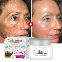 80g face cream snail essence anti aging skin care wrinkle blemish remove korean cosmetics collagen cream facial whitening