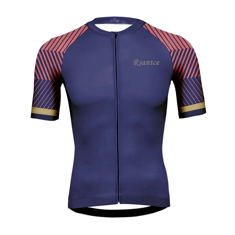 1 High Quality Summer Men's Short Sleeve Cycling Jersey Shirt Maillot Ropa Ciclismo Tops MTB Bike Clothing Short Sleeves - Цвет: 1