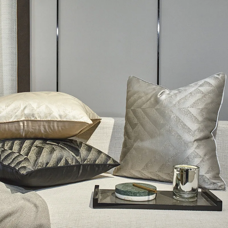 

Современный Легкий Роскошный чехол для подушки, 30x50 см, 45x45 см, Высококачественная наволочка из жаккарда, наволочка для спальни, дивана, дома...