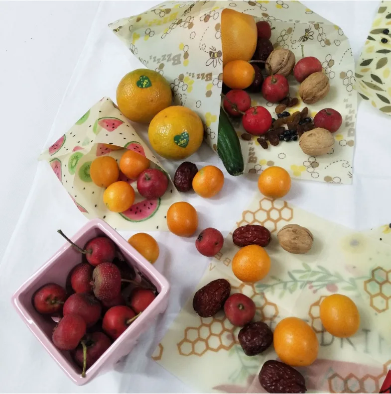 3 шт. многоразовая силиконовая обертка для пчелиного воска|Целлофановые и