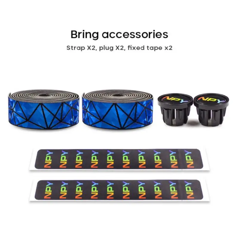 

NPY Biking Bike Handlebar Strap Bicycle Anti-slip Bar Tape Damping Shockproof Cycling Road Bicycle Race Bike Ride Handlebar Tape