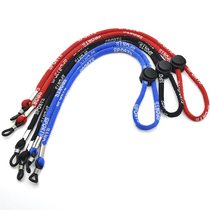 Рекламная цветная модная веревка для солнцезащитных очков регулируемый