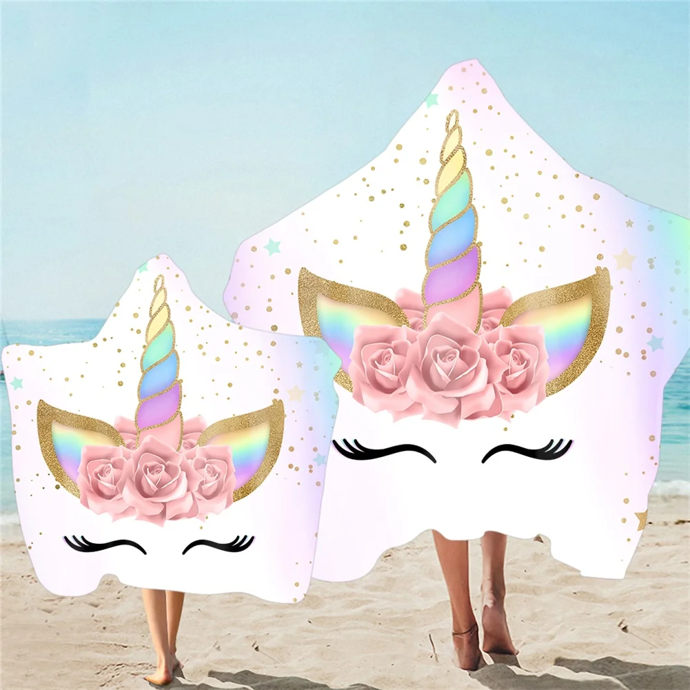 Прямая поставка индивидуальное полотенце с капюшоном детское из микрофибры