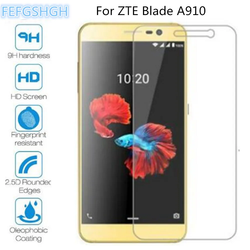 9H 2.5D Закаленное стекло для ZTE Blade A910 Взрывозащищенный протектор экрана защитная