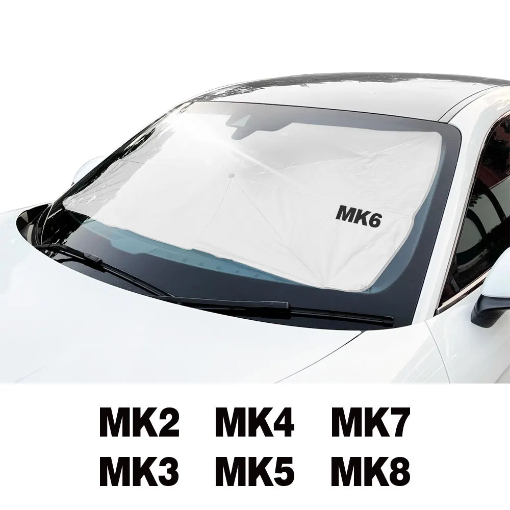 Летние солнцезащитные очки на лобовое стекло автомобиля чехол-зонт для VW Golf MK2 MK3
