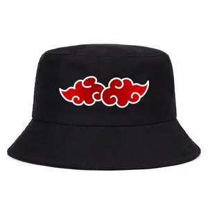 2021 короткая футболка с героями из японского аниме «двойной облако для предотвращения отходов их Рыбацкая шапка, модная детская одежда с мультяшным принтом, для ведро шляпа Панама