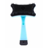 pet comb pet grooming brush cat hair removal self cleaning flea comb dog grooming shrink automatic brush trimmer pet supplies