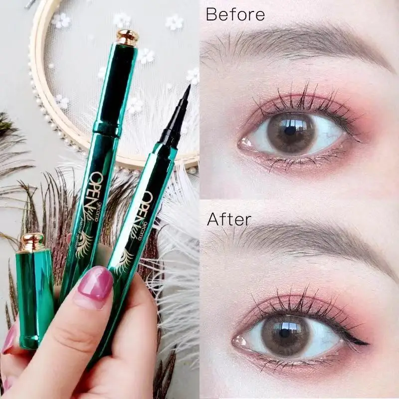 

Gemeng Peacock Eyeliner Liquid Quick-drying, Water-proof, Sweat, Long-lasting, Non-smudge, and Make-up, Beginner Domestic Makeup