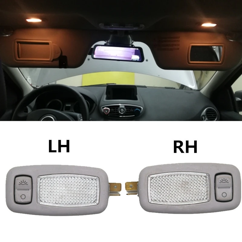 

2Pcs Car Interior Vanity Lamp LH RH Gray for Hyundai I45 YF Sonata Elantra / AVANTE MD Forte / Koup K3 2011-2015