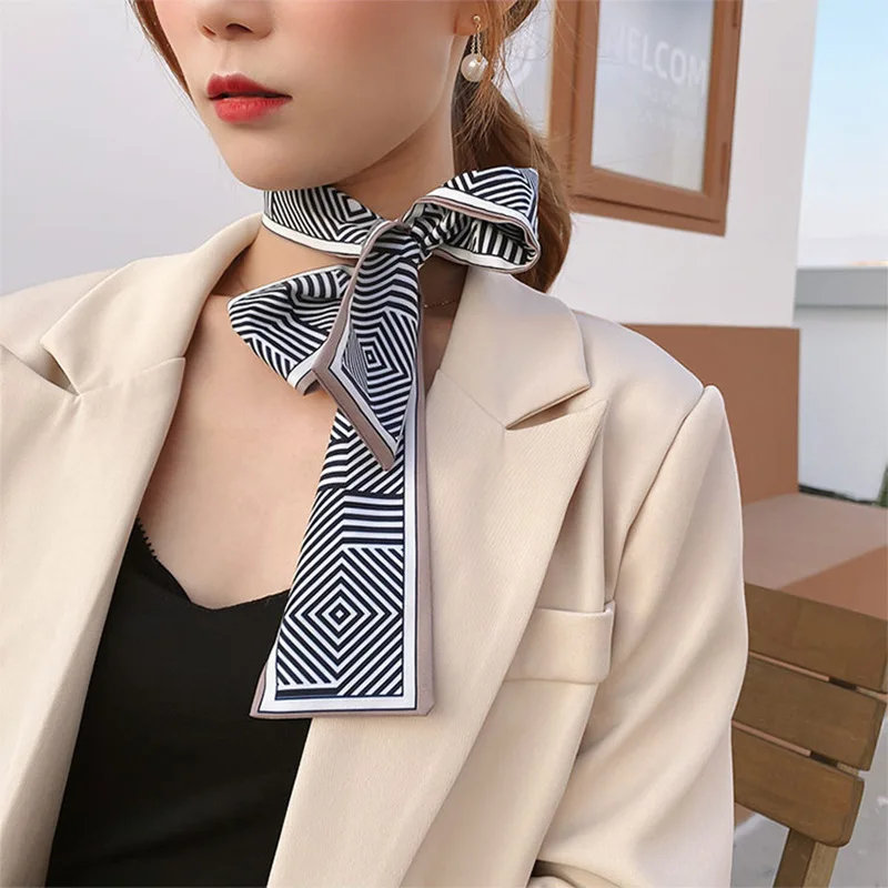 

Multifunctional Scarf Bow Hair Ties Women Hair Ribbon Hair Bands For Girls Bow Headband Headscarf Headwear Floral Print Bandage