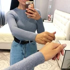 Свитер женский с люрексом с длинным рукавом