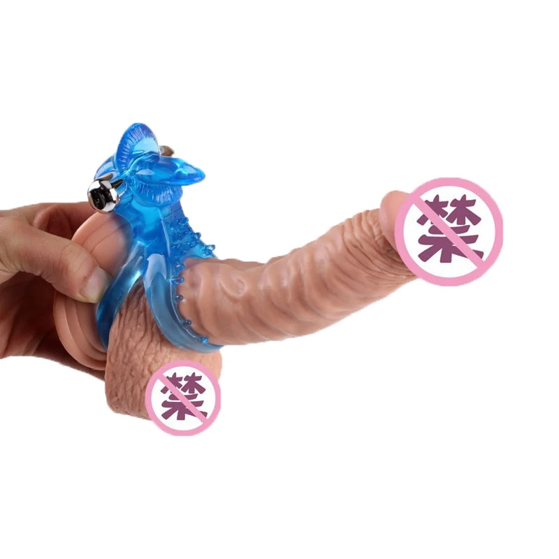 БДСМ Связывание мужской целомудрия устройство пениса Кольца Вибрация Задержка