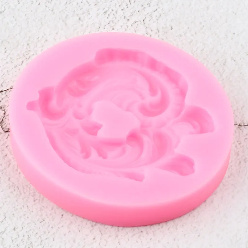 Рельефные силиконовые формы в стиле барокко для выпечки тортов| |