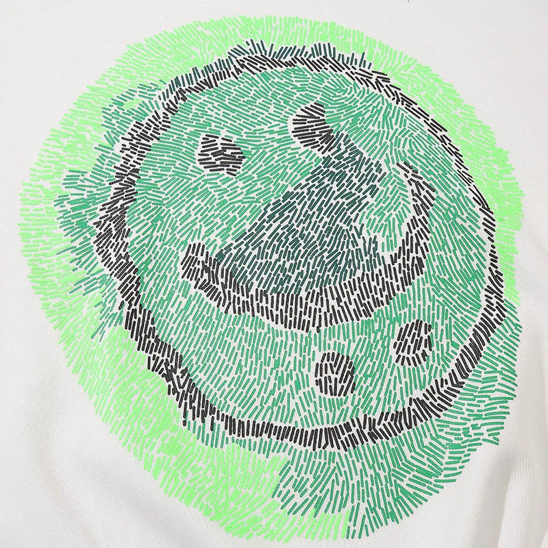 

Men Hip Hop Sweatshirt Pullover Double Face Streetwear 2021 Harajuku Pullover Cotton Hoodie Sweat Shirt Sleeve Print Hipster