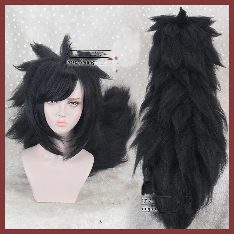 Парики для косплея аниме Uchiha Madara Длинные Синтетические волосы конского