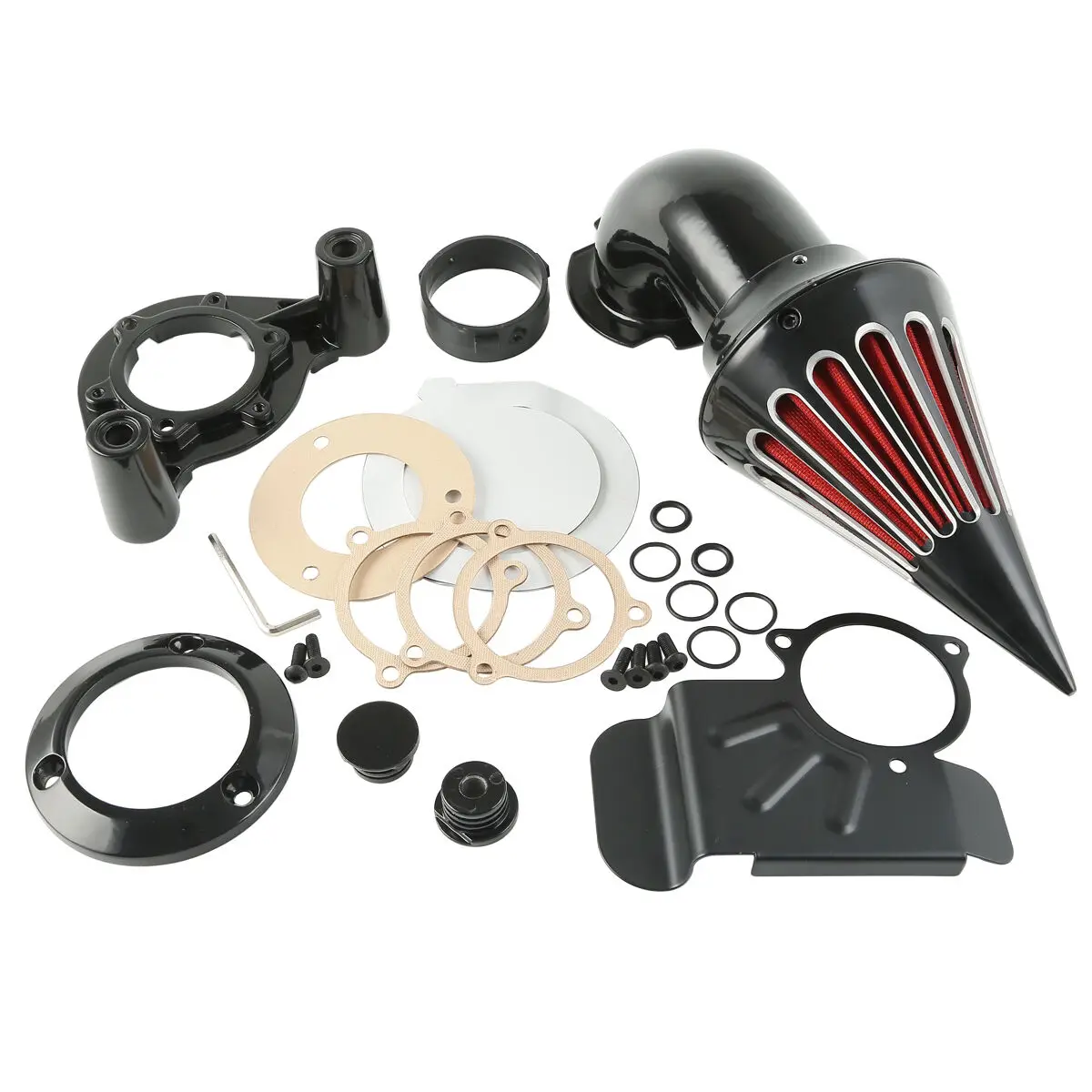 Мотоциклетный воздушный очиститель с шипами в комплекте впускной фильтр для Harley