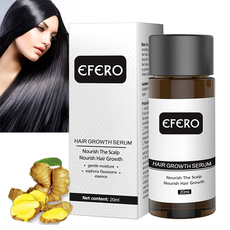 EFERO мощная эссенция для роста волос продукты выпадения эфирное масло лечение