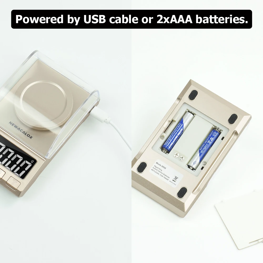Весы для ювелирных изделий NEWACALOX электронные точные портативные лабораторные