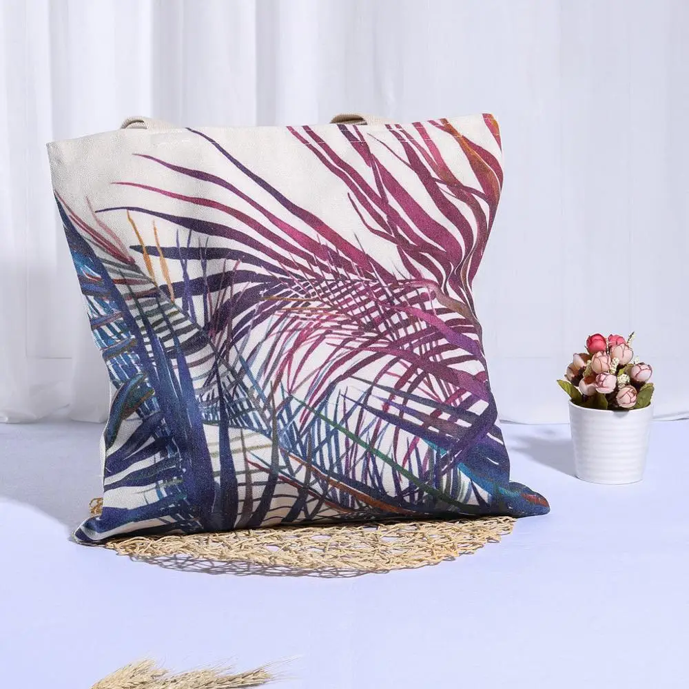 Экологичная многоразовая сумка для покупок портативная квадратная модная из