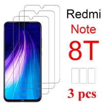 3 шт. Защитное стекло для xiaomi redmi note 8t 8pro 9s 10 8a экран протектор redme 8