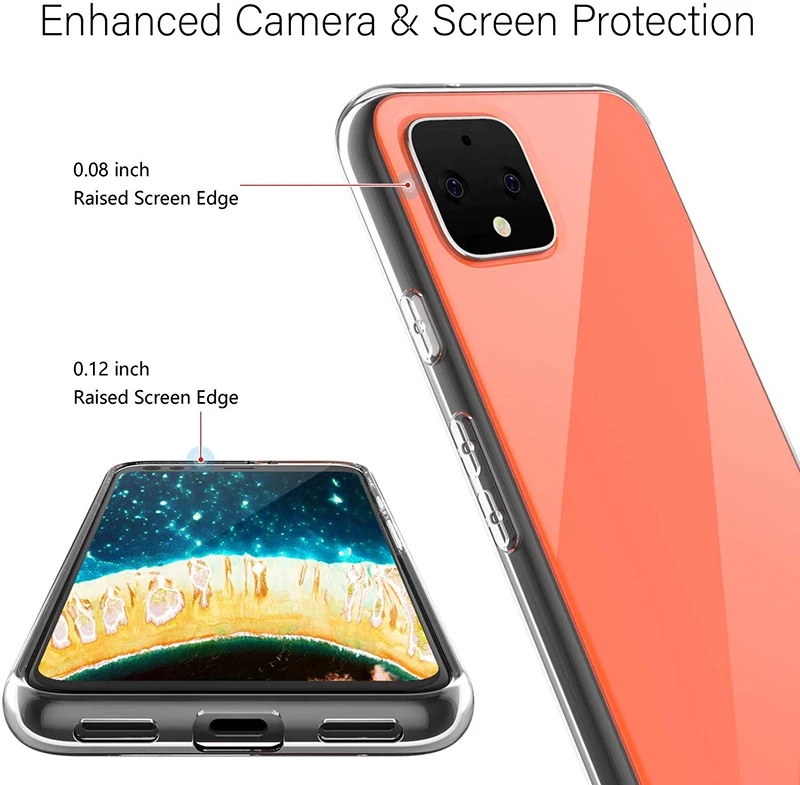 3-в-1 чехол + Камера Стекло для Google Pixel 4 xl 4xl Экран протектор объектива на Pixel4 Pixel4xl