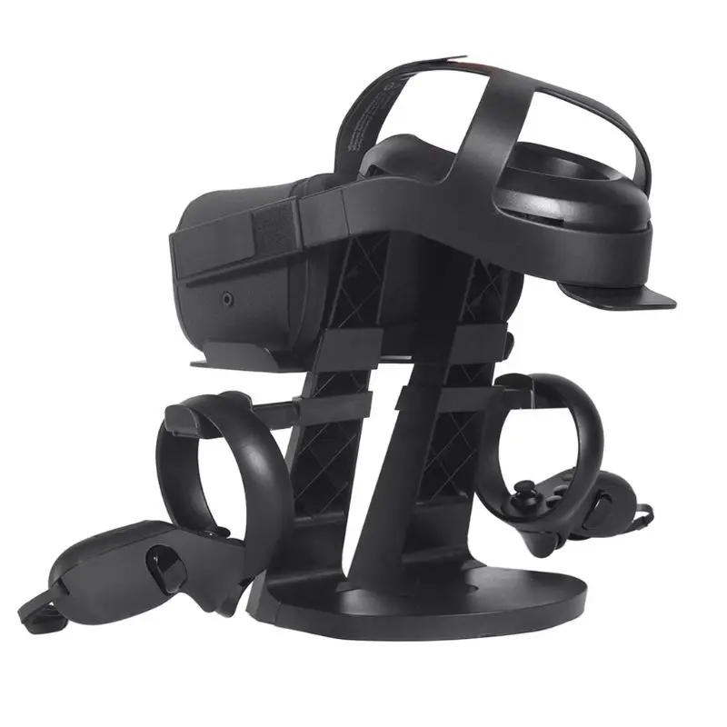 

Durable VR Stand Adjustable Display Holder Controller Mount Station for Oculus Quest All-In-One VR Headset Glasses Accessories