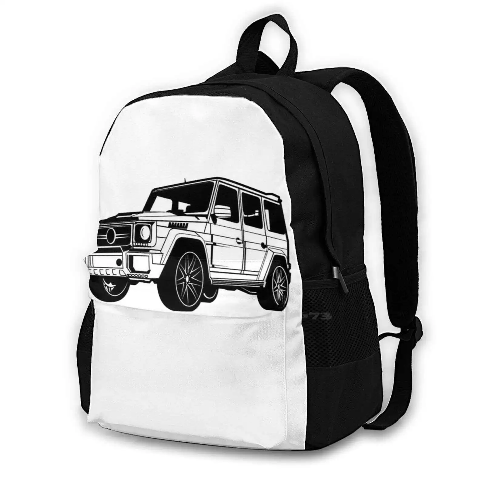 G Wagon Bag Backpack For Men Women Girls Teenage Black Cars Hats Bike Chris Brown