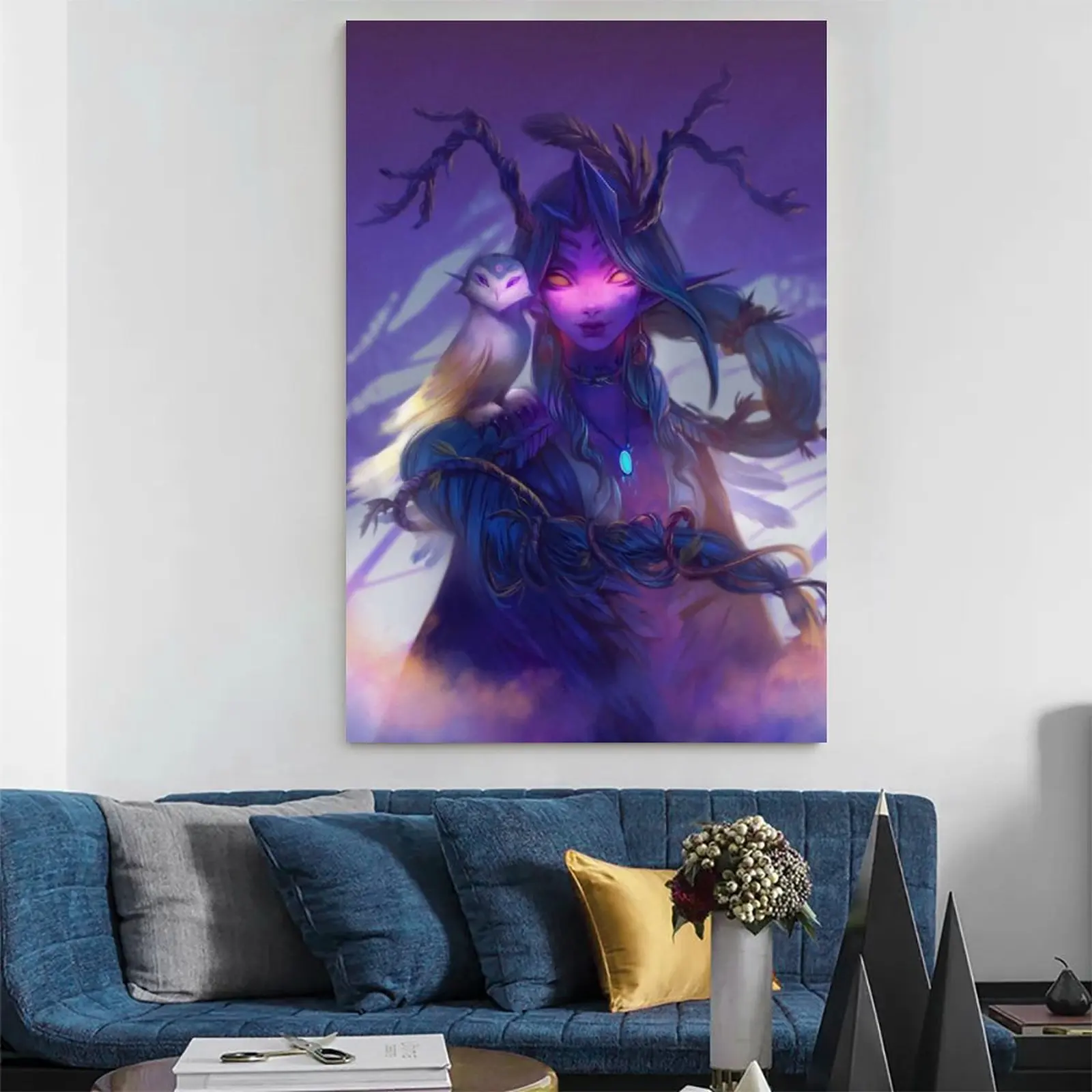 Druid Melissa Moonlight Canvas постер декоративный для спальни спортивный ландшафт офисный