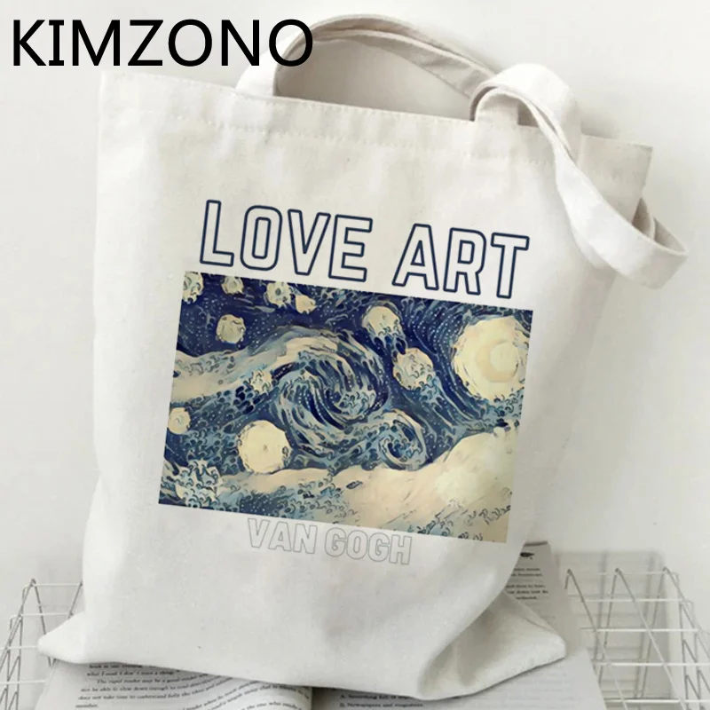

Сумка для покупок Van Gogh, Женская Хлопковая сумка для покупок, тканая сумка, сумка для покупок