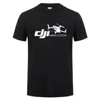 Футболка DJI Mavic 2 Zoom, модная мужская летняя хлопковая футболка с коротким рукавом DJI Mans