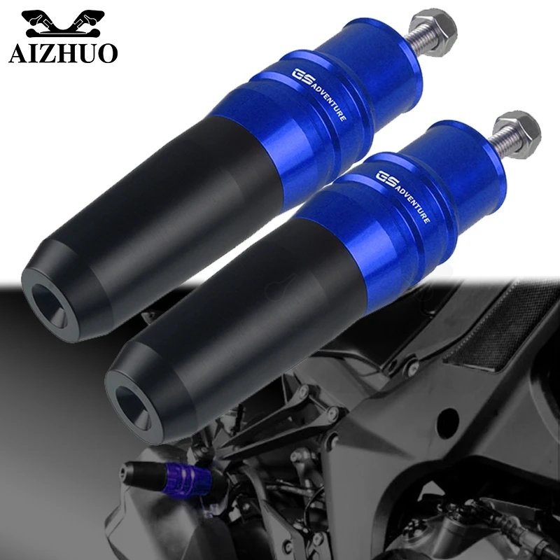 

Motorcycle CNC Aluminum FOR BMW F800GS AdventuRe Exhaust Slider Crash Protector Frame Crash Pads F800 GS ADV 2008-2020 2019 2018
