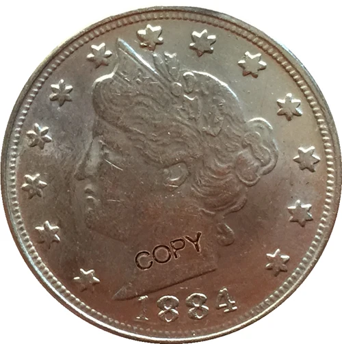 США 》 1884-1913 32 монеты LIBERTY HEAD NICKEL пятицентовые копии монет | Дом и сад