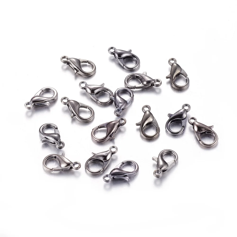 

1000Pcs/Lot Zinc Alloy Lobster Claw Clasps Hooks Connector for DIY Jewelry Findings Supplies Gunmetal/Platinum/Golden Color