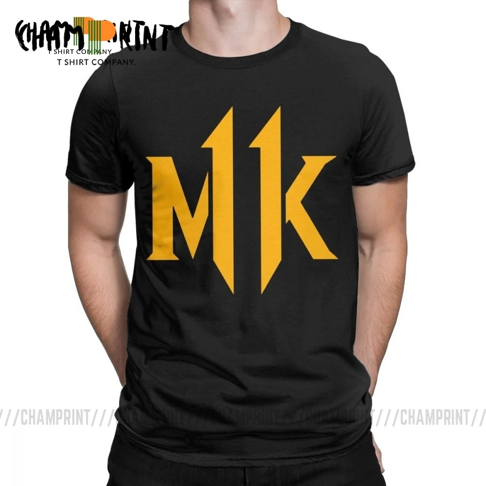 Мужские футболки с логотипом Mortal Kombat популярная футболка Mk11 для файтингов