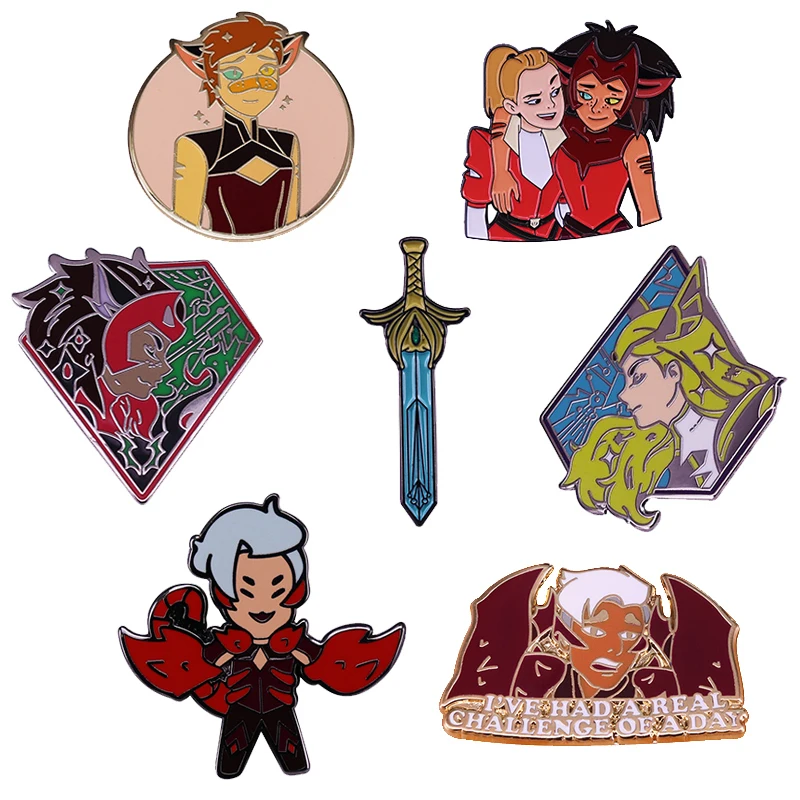 Значок Властелин Вселенной-Гера она-Ра принцесса силы скорпия катрадора катра