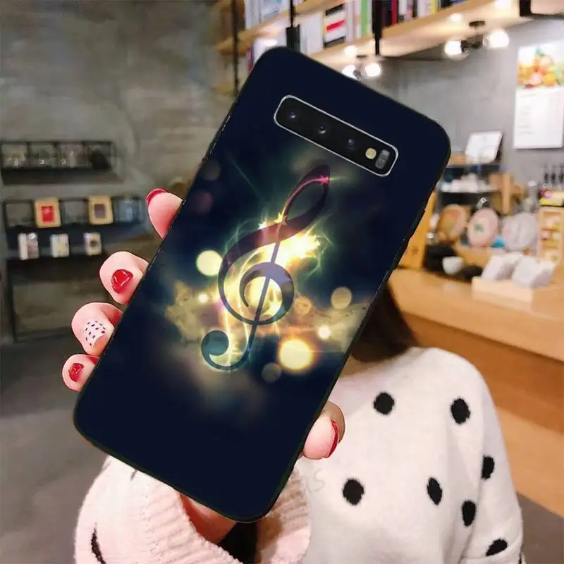 

Guitar notes instrument music flame Phone Cases For Samsung A50 A51 A71 A20E A20S S10 S20 S21 S30 Plus ultra 5G M11 funda shell