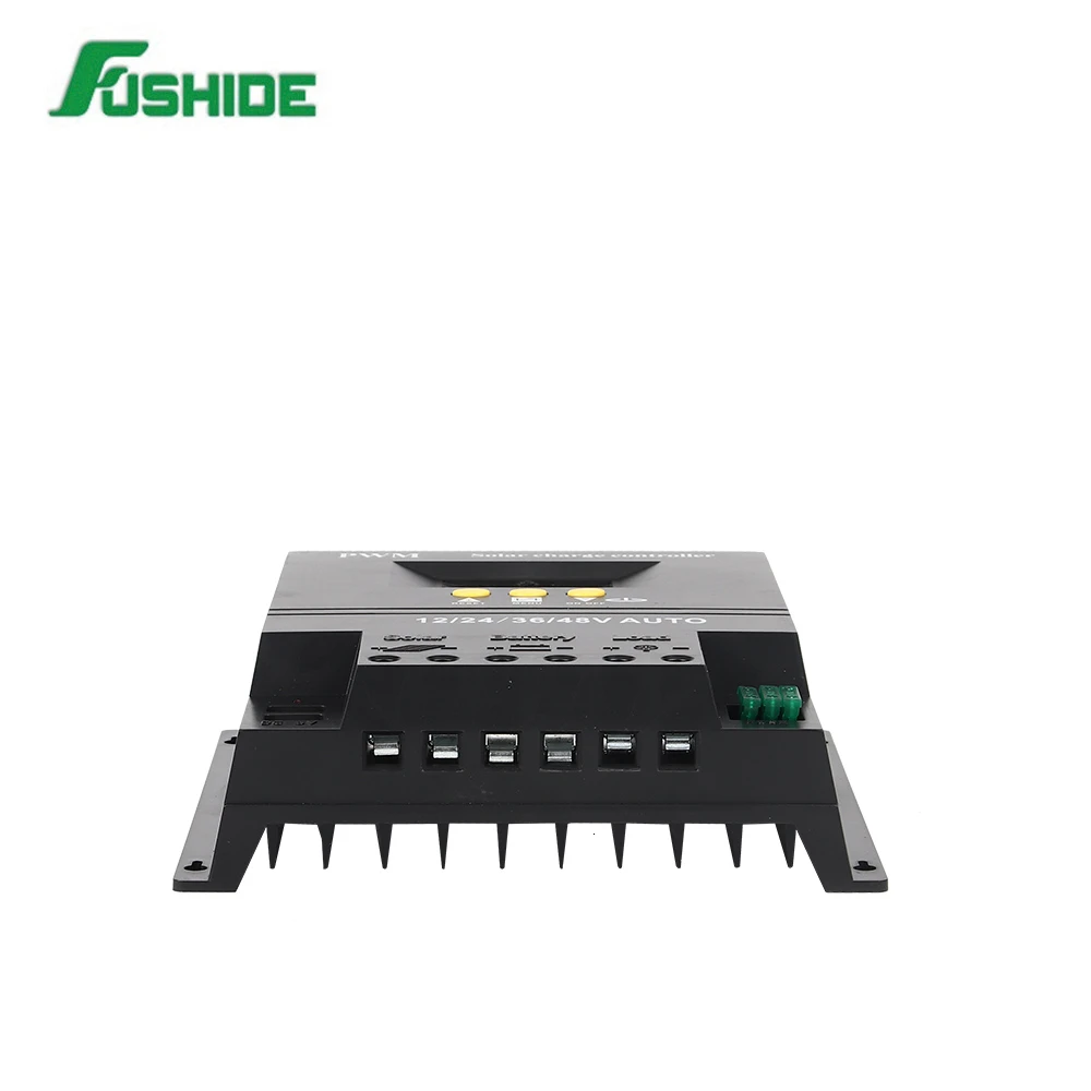 FSD 6 Солнечный контроллер заряда PWM 100A PV система с USB портами 12V24V36V48V|Солнечные