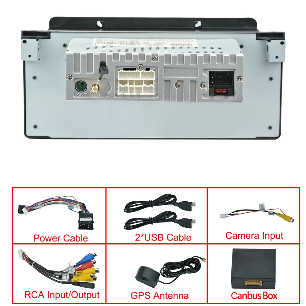 Автомобильный мультимедийный плеер IPS Android 10 Восьмиядерный 4 Гб + 32 ГБ 1024*600 радио