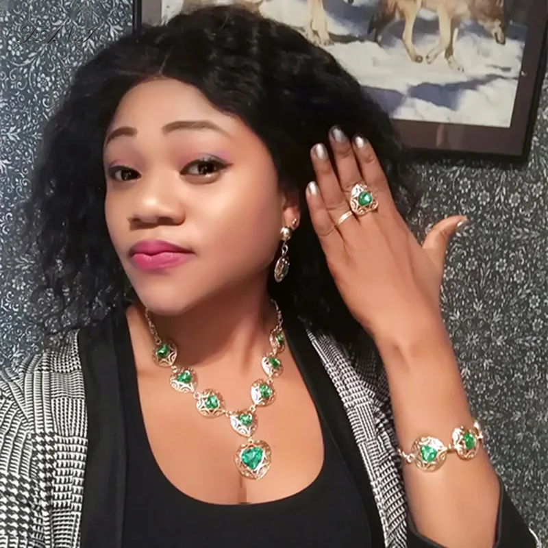 Комплект женских ювелирных изделий Fani из колье кольца браслета и