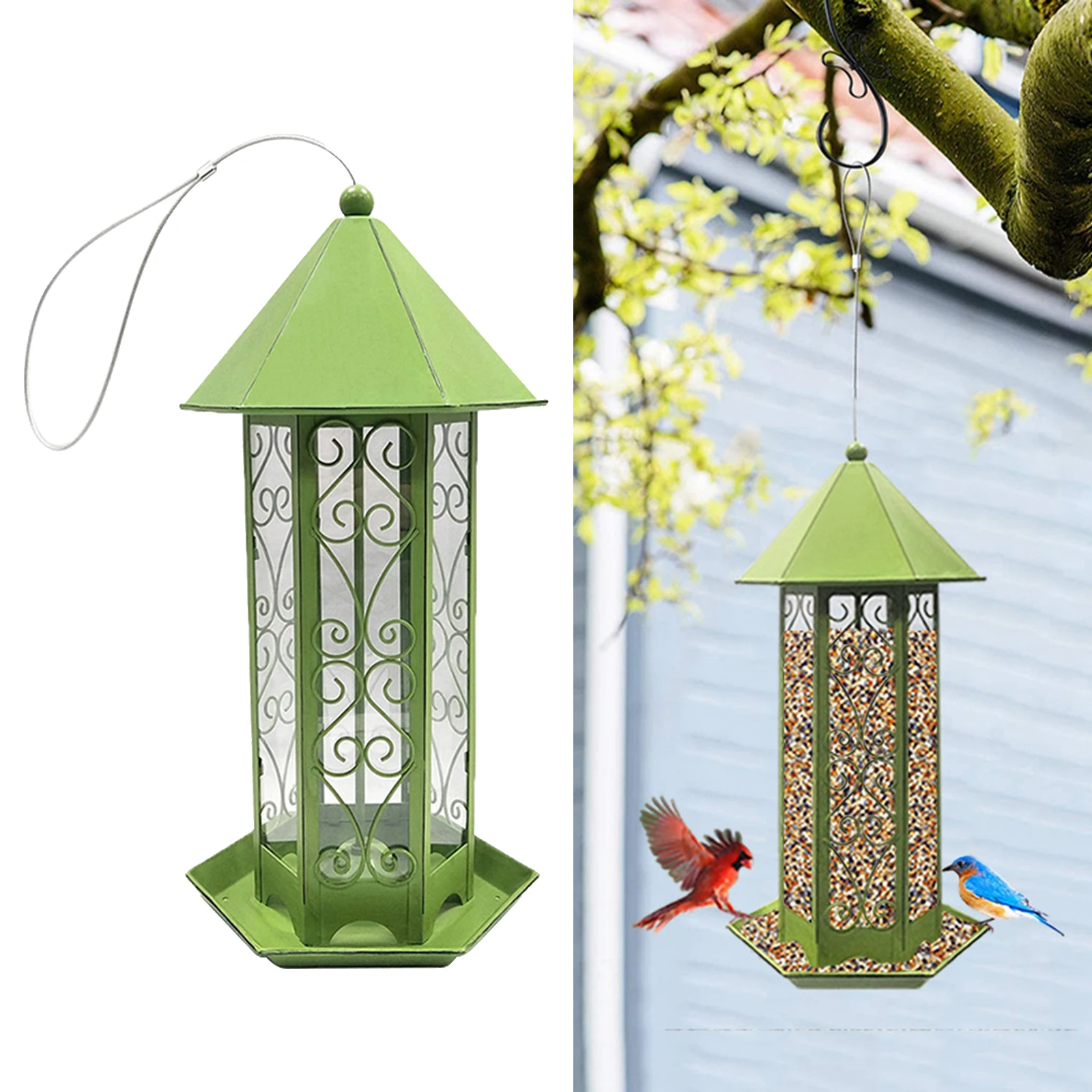 

Tree ing Bird Feeder Shelter Outdoor Chickadee Hummingbird Birdhouse Hut